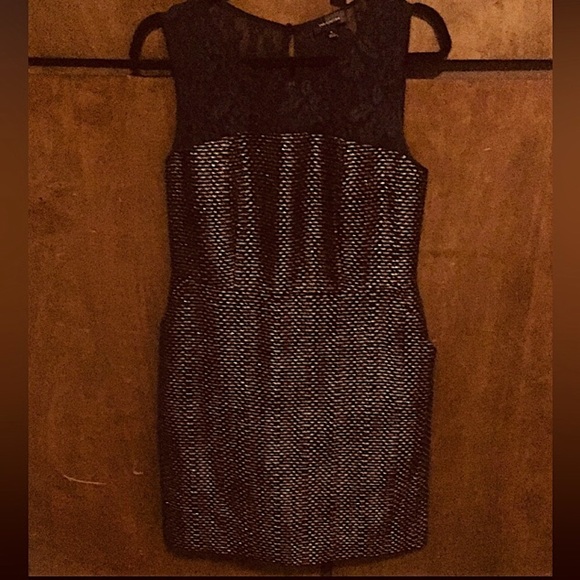 The Limited Cocktail Party Dress, Black Lace and Black & Rose Gold, size 8 - Picture 4 of 13